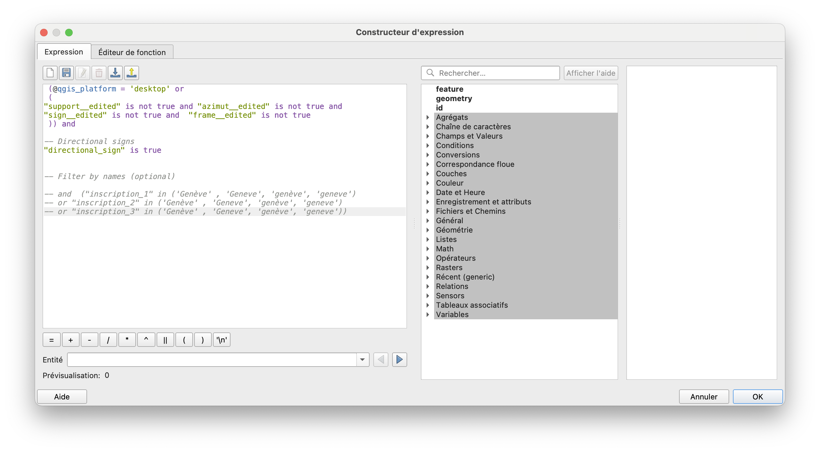 Ausdruck Filterung der Signale